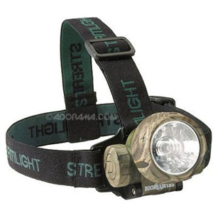  Streamlight 61070 Buckmasters Camo Trident Lightweight Headlamp with Straps, Xenon Bulb and 3 Green LEDs - Realtree Hardwoods Camouflage 
