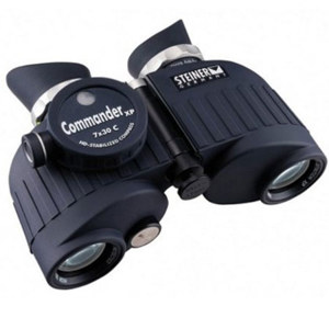  Steiner 7x30 Commander XP Marine, Water Proof Porro Prism Binocular with 7.4 Degree Angle of View & Compass 