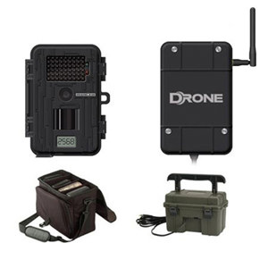  Stealth Cam DRONE Remote Surveillance System, Includes 8.0 Megapixel Drone Camera, Drone Remote Unit, 12V Battery, Carry Bag, Mounting Straps, 2GB SD Card 