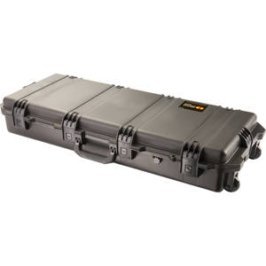  Pelican iM3100 Case with Wheels for Firearms up to 32", Watertight, Padlockable Case, No Foam or Divider Interior, Black 