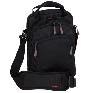 STM Stash iPad shoulder Bag for iPad 1/2, Black: Picture 1 regular