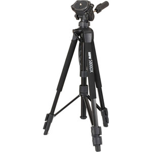  Sunpak 5800DX 3 Section Aluminum Tripod with 3-Way Panhead, 4.4lbs Capacity, 4.83' Maximum Height 