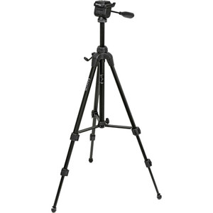  Sunpak 6200DX 3 Section Aluminum Digital Tripod with 3-Way Panhead, 4.4lbs Capacity, 61.2" Maximum Height 