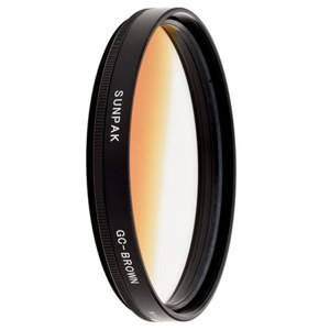  Sunpak 67mm Sepia Graduated Density Filter 