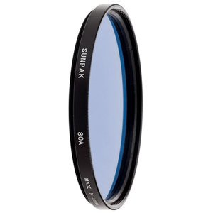  Sunpak 82mm 80A Tungsten to Daylight Conversion Filter 
