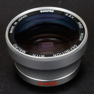  Sunpak 0.5x Wide-Angle Conversion Lens fits 37mm Threads 