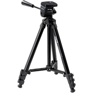  Sunpak Compact SXL Tripod with Pan Head, Extends to 43.5", Weighs 1.6 lbs, Supports 3.3 lbs. - Black Anodized Finish 