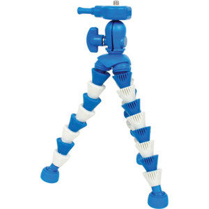  Sunpak Flexpod Plus Gripper Flexible Compact Tripod with Ball Head, Supports 16 oz. - Blue / White 