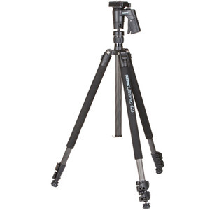  Sunpak UltraPro 423 3 Section Carbon Fiber Tripod with Pistol Grip Ball Head & Case, 16lbs Capacity, 65.75" Maximum Height 