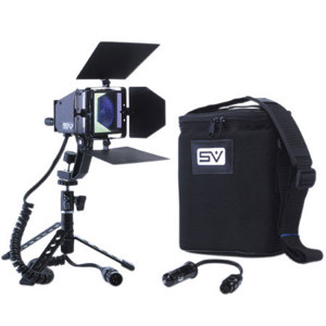  Smith-Victor SV-840 AC / DC On Camera Video Light Kit with Battery and Charger 