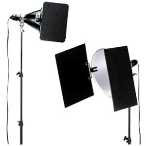  Smith-Victor BDT12, 2 Leaf, 12" Thrifty Barndoor Set for 12" Reflectors. 