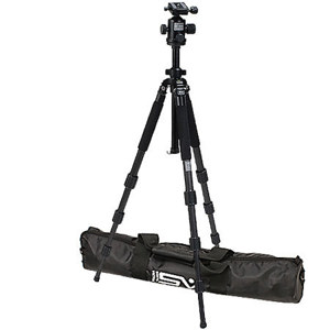  Smith-Victor CF-300 Carbon Fiber Tripod Legs with BH-5 Ball Head, Supports 8.8 lbs., Max Height 64" 
