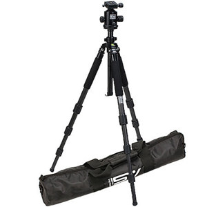 Smith-Victor CF-500 Carbon Fiber Tripod Legs with BH-8 Ball Head, Supports 8.8 lbs., Max Height 65" 