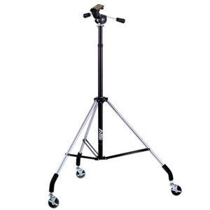 Smith-Victor Dollypod IV, Wheeled Tripod with Pro-4 Three way Head 