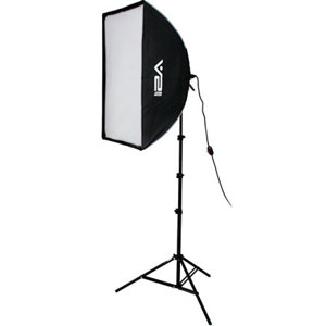  Smith-Victor 1000 Watt Pro Softbox, One Light Kit with 24" X 32" Softbox 