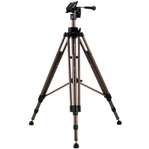  Smith-Victor Propod PRO-3 Medium Tripod with 2-Way Fluid Head (Supports 20 lbs, Maximum Height 68") 