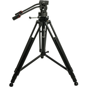  Smith-Victor Propod PRO-5 Large Tripod with 2-Way Fluid Head (Supports 25 lbs, Maximum Height 69") 