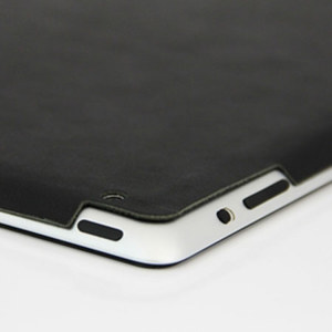 SlickWraps Black Patent Leather Wrap for iPad 2: Picture 1 regular