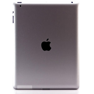 SlickWraps Metal Series Brushed Wrap for iPad 3 & 4, Steel: Picture 1 regular