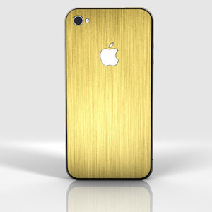 SlickWraps Brushed Gold Full Body Wrap SW-AIP4-BRUSHEDGOLD