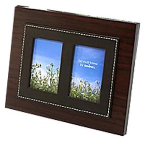 Swing Soho Wood Brown Faux Accents Frame 2 4x6in Walnut: Picture 1 regular