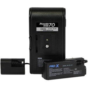 Image :  Switronix Powerbase 70 for Canon 5D Mark II and Canon 7D with 24quot; Cable 