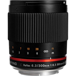  Samyang Reflex 300mm f/6.3 ED UMC CS Lens for Sony E, Black 