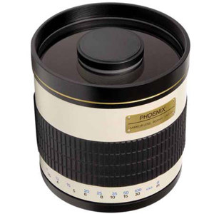  Phoenix 800mm f/8 TDX  Ultra Telephoto Manual Focus Mirror Lens - fits all Cameras that use Standard "T" Mounts (Required T-Mount Not Included) 