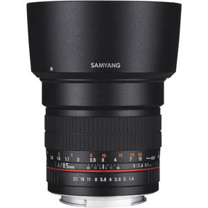  Samyang 85mm f/1.4 Aspherical Lens for Pentax, Manual Focus 