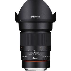  Samyang 35mm F1.4 Aspherical Lens with AE (Auto Exposure) for Canon DSLR Cameras 