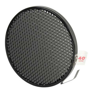  Speedotron Black Grid, 7" Diameter - 40 Degree. 