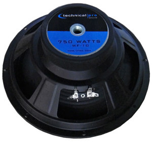 Technical Pro WF10 10" Raw Subwoofer WF10
