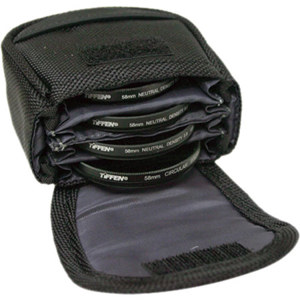  Tiffen Belt Style Filter Pouch, small, 4 Filter Capacity, Fits upto 58mm 