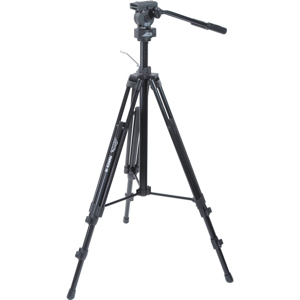  Davis & Sanford ProVista 18 Aluminum Video Tripod with FM-18 Fluid Head with Quick Release, Supports 18 lbs., Extends 31-78". 