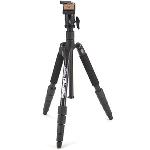  Davis & Sanford TRAVERSEB8, Traverse Tripod with BHQ8 Head, 5 Section Legs, Easy Glide Centerpost, Max Height 57", Supports 8 lbs. 