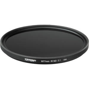  Tiffen W77IRND21 77mm Filter with Combination Neutral Density (ND) 2.1 Infrared (IR), Reduces ISO to 1/128 