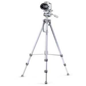  Targus 58" Aluminum Tripod with Three-Way Panhead and Bubble Level, 5 lb. Load Capacity. 