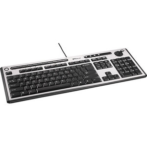 Targus Slim Internet Media USB Keyboard, Silver/Black: Picture 1 regular