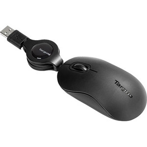 Targus USB Retractable Optical Laptop Mouse AMU89US