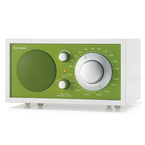 Tivoli Audio Frost White Collection Model One M1FWKG AM/FM Radio, White/Green: Picture 1 regular