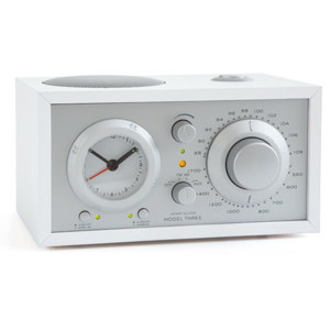 Tivoli Audio Model Three M3WHT AM/FM Clock Radio