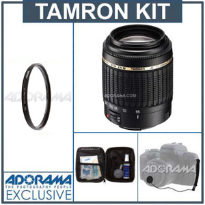 Tamron 55mm-200mm f/4.0-5.6 DI-II LD Macro Lens f/Nikon w/UV Filter/Cleaning kit: Picture 1 regular
