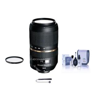  Tamron SP AF 70-300mm f/4-5.6 Di VC Ultra Silent Drive (USD) Lens Kit, for Maxxum and Sony alpha Mount, with Pro Optic 62mm MC UV Filter, Lens Cap Leash, Professional Lens Cleaning Kit 