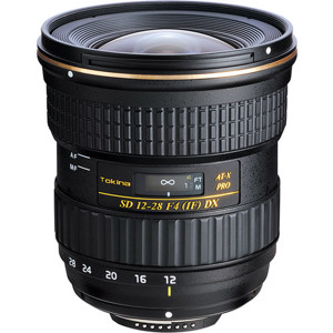  Tokina 12-28mm f/4.0 AT-X Pro APS-C Lens for Canon, 0.2x Magnification, 9.84" (25 cm) Min Focus Distance 