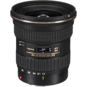  Tokina 17-35mm F4.0 AT-X Pro FX Lens for Canon EOS Digital SLR Cameras 