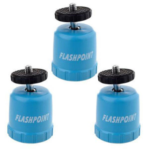  Flashpoint (3) Bottle-Top Pod, Support for Point-n-Shoot Digital Cameras - 