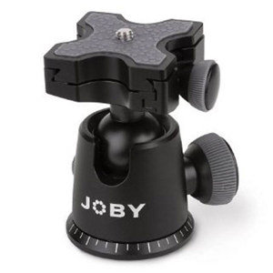  Joby Gorillapod Ballhead X (BHS) for Gorillapod Focus and Tripod Mountable Cameras/Camcorders, Supports 11.1 lbs., Black/Gray 