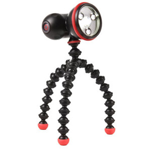  Joby GorillaTorch 125 Flare with Flexible Wrapable Legs, 125 Lumen, 20 to 180 Hours Battery Life, Red 