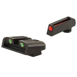  TruGlo Brite-Site Fiber Optic Sight Set for Sig Sauer Handguns, Red Front/Green Rear, #6/#8 