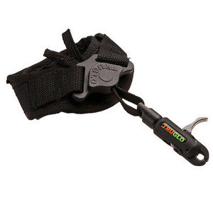  TruGlo Speed-Shot Rope Bow Release Velcro Wrist Strap, Black 